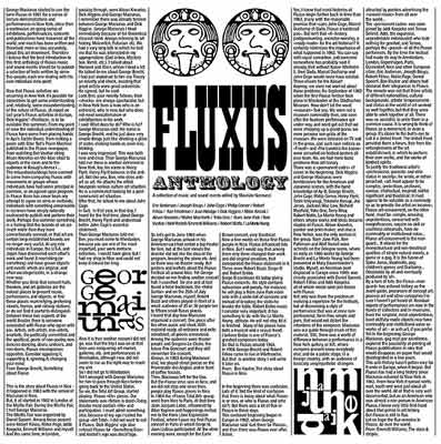 V.A : Fluxus Anthology : A Collection Of Music And Sound Events